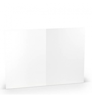 Blanko-Grußkarten 1103071009 A5 148mm x 210mm (BxH) 220g planliegend weiß