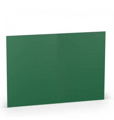 Blanko-Gru&szlig;karten 1103072097 DIN B6  Hoch doppelt 24cm x 169mm (BxH) 220g planliegend tannengr&uuml;n