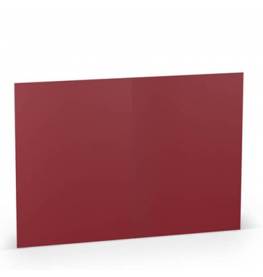 Blanko-Grußkarten 1103072072 DIN B6  Hoch doppelt 240mm x 169mm (BxH) 220g planliegend rosso