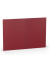 Blanko-Grußkarten 1103072072 DIN B6  Hoch doppelt 240mm x 169mm (BxH) 220g planliegend rosso