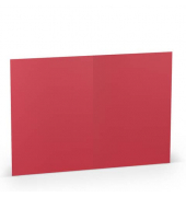 Blanko-Grußkarten 1103072036 DIN B6  Hoch doppelt 240mm x 169mm (BxH) 220g planliegend rot
