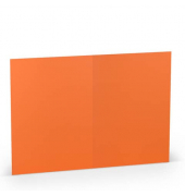Blanko-Grußkarten 1103072021 DIN B6  Hoch doppelt 240mm x 169mm (BxH) 220g planliegend orange