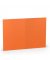 Blanko-Grußkarten 1103072021 DIN B6  Hoch doppelt 240mm x 169mm (BxH) 220g planliegend orange