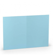 Blanko-Grußkarten 1103072124 DIN B6  Hoch doppelt 240mm x 169mm (BxH) 220g planliegend aquablau