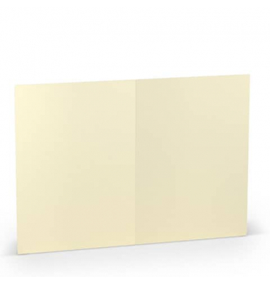 Blanko-Gru&szlig;karten 1103072008 DIN B6  Hoch doppelt 24cm x 169mm (BxH) 220g planliegend ohne chamois