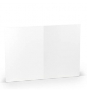 Blanko-Gru&szlig;karten 1103072009 DIN B6  Hoch doppelt 24cm x 169mm (BxH) 220g planliegend wei&szlig;