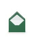Designbriefumschlag Paperado 1103007097, C7, nassklebend, 100g, tannengrün