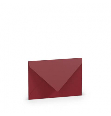 Briefumschlag 1103007072 C7 ohne Fenster nassklebend 100g rosso