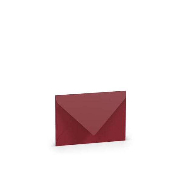 10 Stück Rössler Designbriefumschlag Paperado 1103007072, C7, nassklebend, 100g, rosso 4014969293010 Rössler 5 Stück