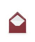 Designbriefumschlag Paperado 1103007072, C7, nassklebend, 100g, rosso