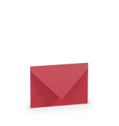 Designbriefumschlag Paperado 1103007036, C7, nassklebend, 100g, rot