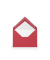 Designbriefumschlag Paperado 1103007036, C7, nassklebend, 100g, rot