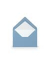 Designbriefumschlag Paperado 1103007035, C7, nassklebend, 100g, dunkelblau