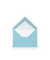 Designbriefumschlag Paperado 1103007124, C7, nassklebend, 100g, aquablau