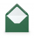 Designbriefumschlag Paperado 1103005097, C6, nassklebend, 100g, tannengrün