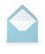 Designbriefumschlag Paperado 1103005124, C6, nassklebend, 100g, aquablau