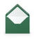 Designbriefumschlag Paperado 1103020097, B6, nassklebend, 100g, tannengrün