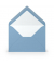 Designbriefumschlag Paperado 1103020035, B6, nassklebend, 100g, dunkelblau