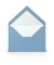 Designbriefumschlag Paperado 1103020035, B6, nassklebend, 100g, dunkelblau