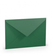 Designbriefumschlag Paperado 1103011097, C5, nassklebend, 100g, tannengrün