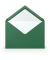 Designbriefumschlag Paperado 1103011097, C5, nassklebend, 100g, tannengrün