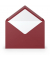 Designbriefumschlag 1103011072, C5, nassklebend, 100g, rosso