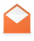 Designbriefumschlag Paperado 1103011021, C5, nassklebend, 100g, orange