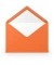 Designbriefumschlag Paperado 1103011021, C5, nassklebend, 100g, orange