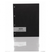 Fotokarton 1321000070 gelocht, schwarz, 23x29cm, 