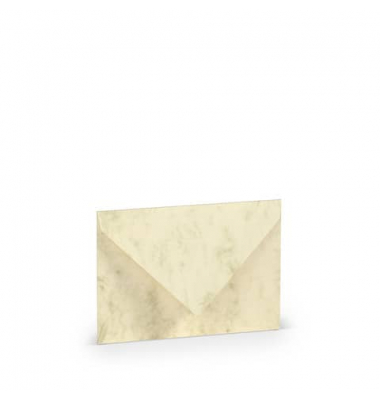 Designbriefumschlag Paperado 1103007006, C7, nassklebend, 100g, chamois marmora