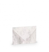 Designbriefumschlag Paperado 1103007014, C7, nassklebend, 100g, grau marmora
