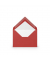 Designbriefumschlag Paperado 1103007126, C7, nassklebend, 100g, tomate