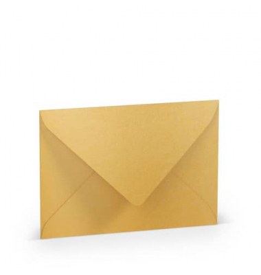 Designbriefumschlag Paperado 1103005075, C6, nassklebend, 100g, gold