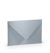 Designbriefumschlag Paperado 1103005080, C6, nassklebend, 100g, silber