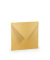 Designbriefumschlag Paperado 1103040075, quadratisch, nassklebend, 100g, gold