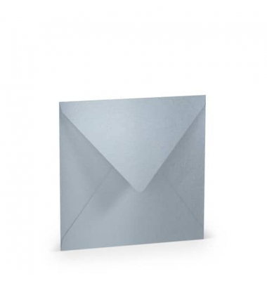 Briefumschlag 1103040080 quadrat ohne Fenster nassklebend 100g silber