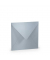 Designbriefumschlag Paperado 1103040080, quadratisch, nassklebend, 100g, silber