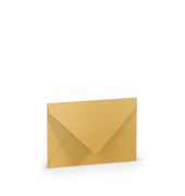 Designbriefumschlag Paperado 1103007075, C7, nassklebend, 100g, gold