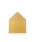 Briefumschlag 1103007075 C7 ohne Fenster 100g gold