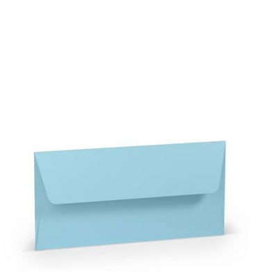 Designbriefumschlag Paperado 1103002124, Din Lang, nassklebend, 100g, aquablau