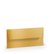 Briefumschlag 1103002075 Din Lang ohne Fenster nassklebend 120g gold