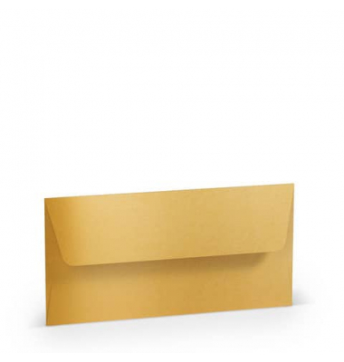 Briefumschlag 1103002075 Din Lang ohne Fenster nassklebend 120g gold