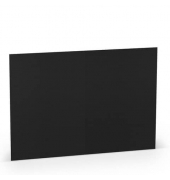 Blanko-Grußkarten 1103072070 DIN B6  Hoch doppelt 240mm x 169mm (BxH) 220g planliegend schwarz