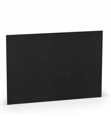 Blanko-Grußkarten 1103072070 DIN B6  Hoch doppelt 240mm x 169mm (BxH) 220g planliegend schwarz