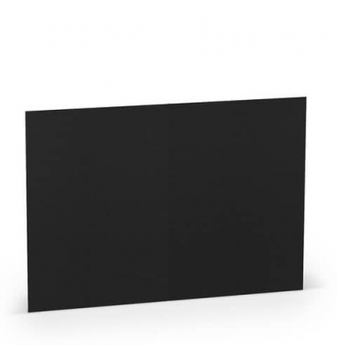Blanko-Grußkarten 1103070070 A5 105mm x 148mm (BxH) 220g planliegend schwarz