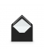 Designbriefumschlag Paperado 1103007070, C7, nassklebend, 100g, schwarz