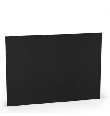 Blanko-Grußkarten 1103071070 A5 148mm x 210mm (BxH) 220g planliegend schwarz