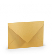 Designbriefumschlag Paperado 1103020075, B6, nassklebend, 100g, gold
