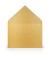 Briefumschlag 1103020075 B6 ohne Fenster 100g gold