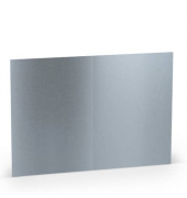 Blanko-Gru&szlig;karten 1103072080 B6 24cm x 169mm (BxH) 250g silber